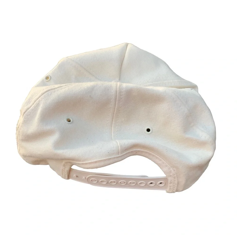 Vintage Jeannie Bottle SnapBack Hat K Products Made in USA Blue White